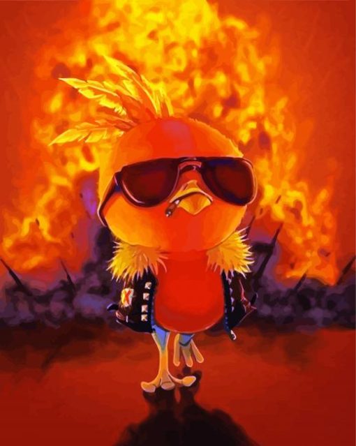 Torchic paint by number