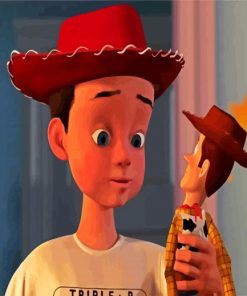 Toy Story Andy paint by numbers