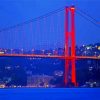 Turkey Bosphorus Bridge paint by number