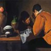 Two Young Men Eating At A Humble Table Velazquez paint by numbers