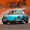 Vintage Alpine Car paint by numbers