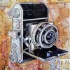 Vintage Camera Art paint by number