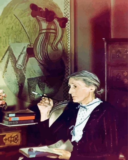 Virginia Woolf paint by number