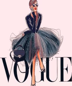 Vogue Magazine paint by numbers