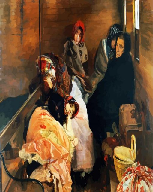 White Slave Trade Sorolla paint by number