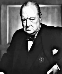 Winston Churchill paint by number