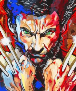 Wolverine Logan paint by numbers