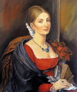 Woman With Jewelry paint by number