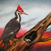 The Woodpecker Bird paint by numbers