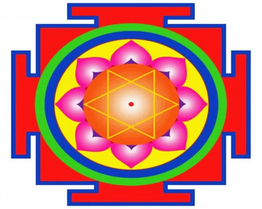 Yantra paint by numbers