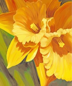 Yellow Daffodils paint by number