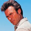 Young Clint Eastwood paint by numbers