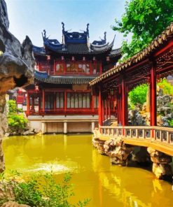 Yu Garden Shanghai paint by number