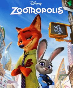 Zootropolis paint by numbers