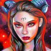 Aesthetic Taurus Lady paint by numbers