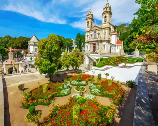 Aesthetic Bom Jesus Do Monte Braga paint by number