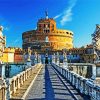 Aesthetic Castel Sant Angelo Vatikan paint by numbers