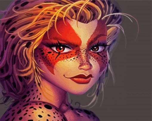 The Powerful Magician Cheetara paint by numbers