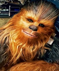 Aesthetic Chewbacca paint by numbers