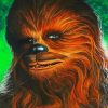 Aesthetic Chewbacca Star Wars paint by numbers