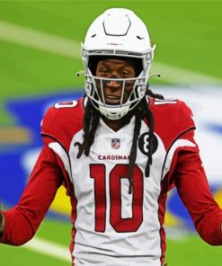 Aesthetic Deandre Hopkins Cardinals paint by number