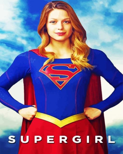 Aesthetic Supergirl paint by number