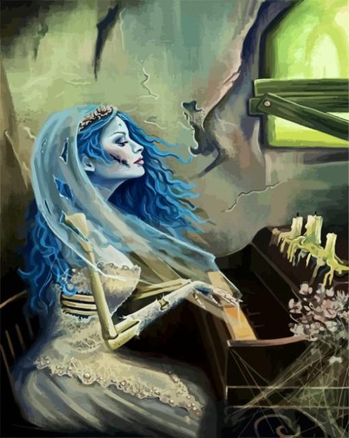 The Corpse Bride paint by numbers