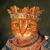 Aesthetic King Cat paint by number