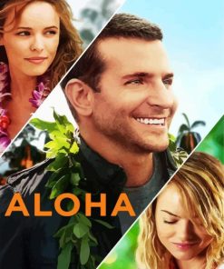 Aloha Movie Poster paint by numbers