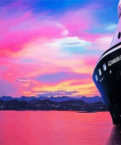 Azamara Pursuit At Sunset paint by numbers