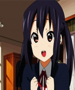 Azusa Nakano K-On Anime Character paint by number