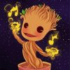 Baby Groot paint by numbers