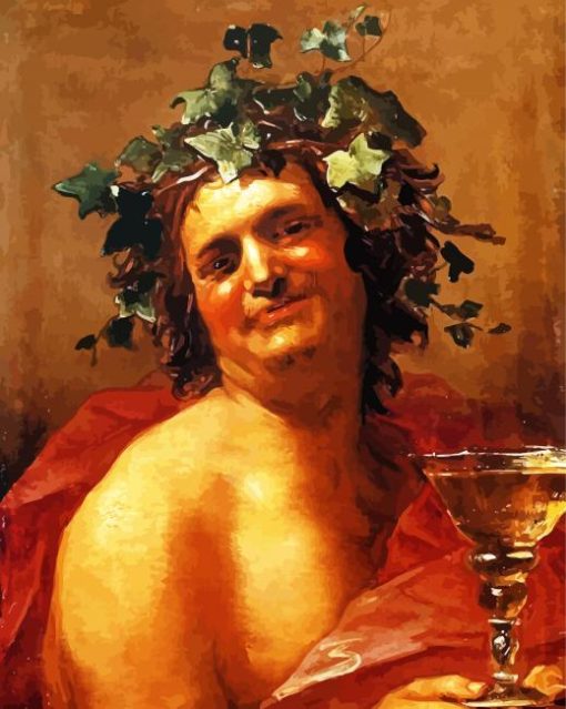 Bacchus Jan Van Dalen paint by numbers