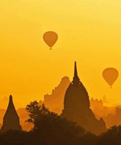 Bagan Silhouette paint by number