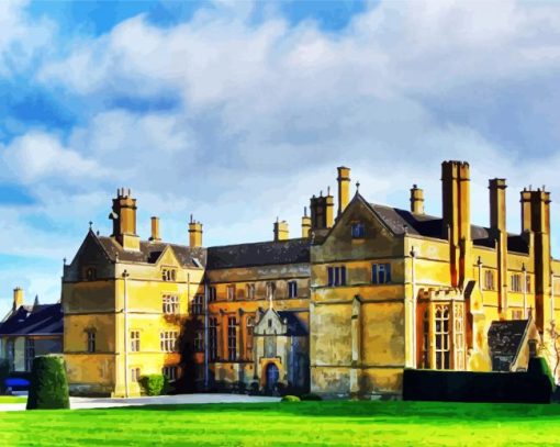 Batsford House In England paint by number