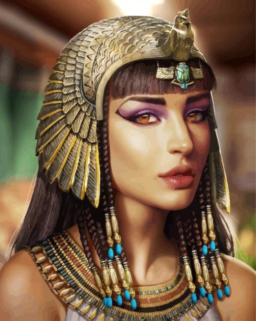 Beautiful Cleopatra paint by numbers