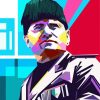 Benito Mussolini Pop Art paint by number