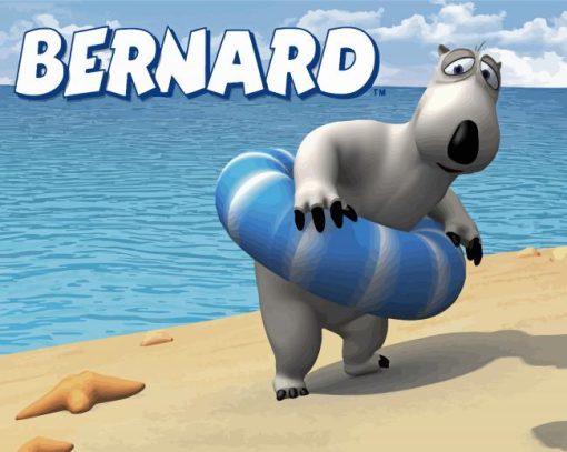 Bernard Bear paint by numbers