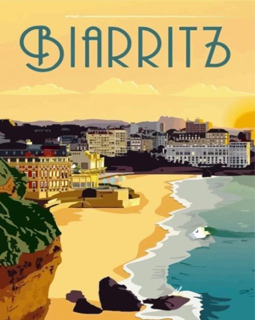 Biarritz Posters paint by numbers