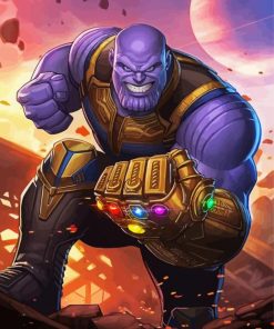 Big Guy Thanos paint by number