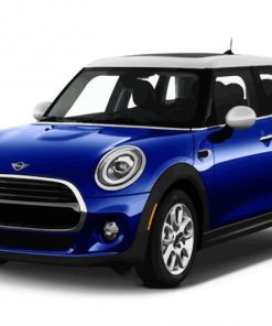 Blue Mini Cooper paint by numbers