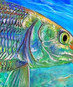 Bonefish Art paint by number