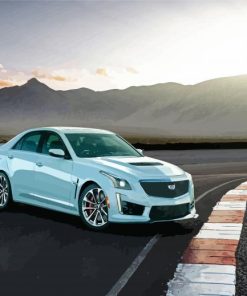 Cadillac CTSV paint by numbers