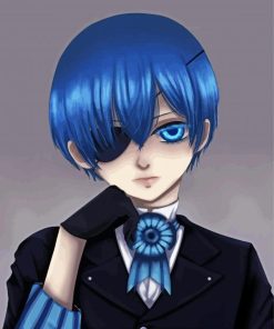 Ciel Phantomive Black Butler paint by numbers