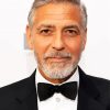 Classy George Clooney paint by number