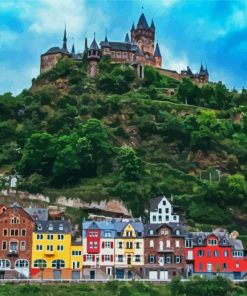 Cochem Town Germany paint by numbers