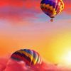 Colourful Airballoons paint by numbers