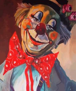 Creepy Clown paint by number