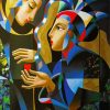 Cubism Women paint by number