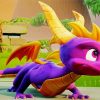 Cute Spyro paint by numbers